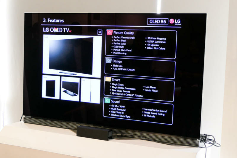 LG OLED B6 TV