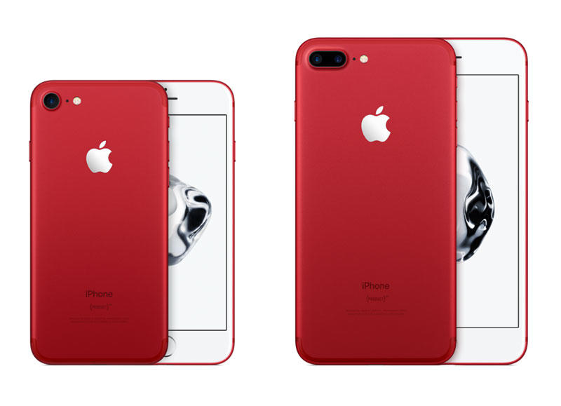 iPhone 7 (PRODUCT)RED + iPhone 7 Plus (PRODUCT)RED 