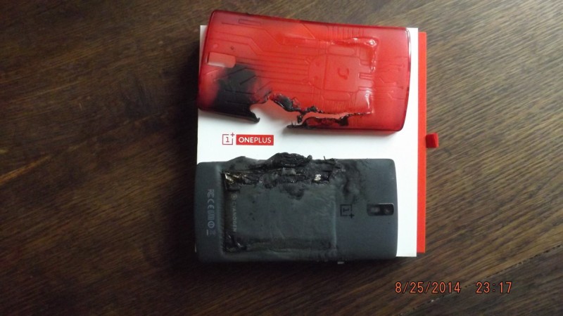 OnePlus One explosion
