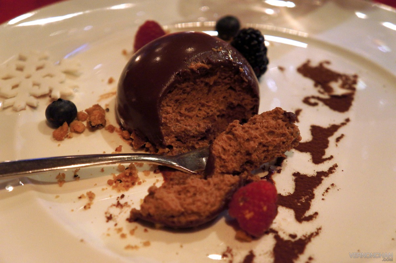 The Chocolate Bomb with Wild Berries