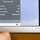 HP 23es display