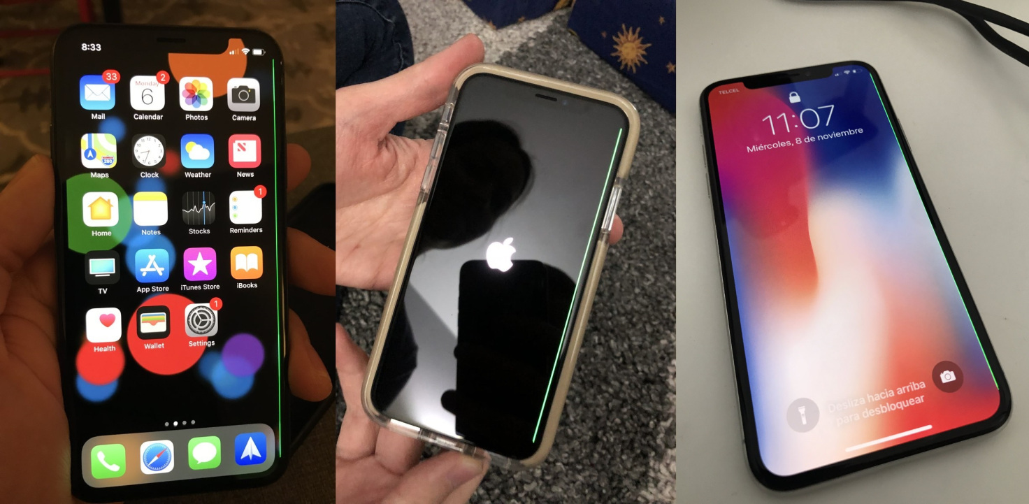 iPhone X Green Line of Death