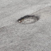 Waze report potholes