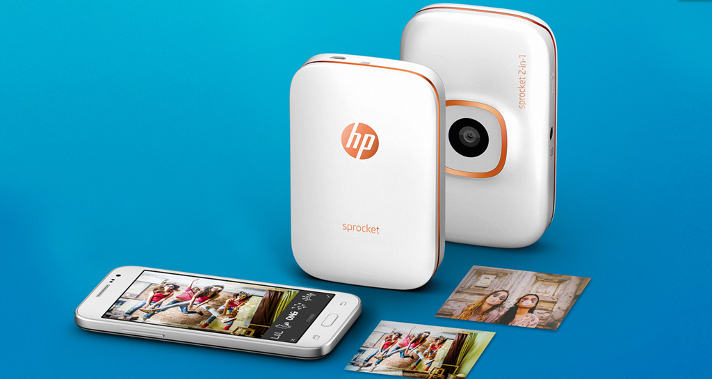 HP Sprocket 2-in-1 is a pocket-sized printer with built-camera