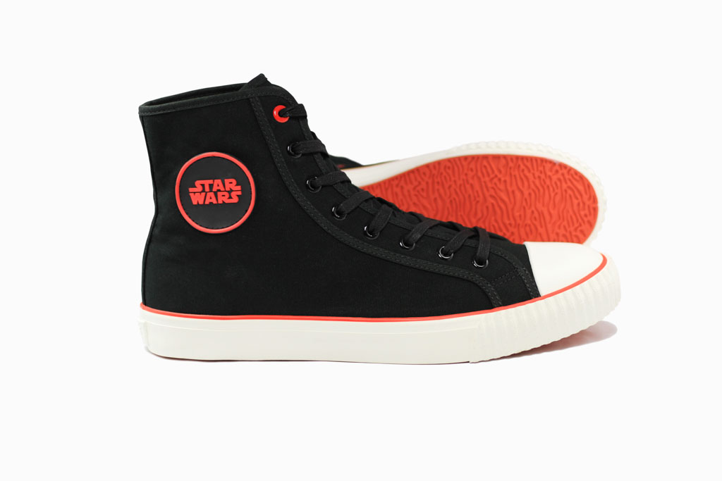 Fancy Darth Vader on a pair of Bata sneakers?