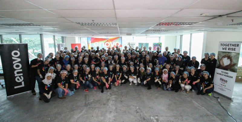 Lenovo Malaysia x Rise Against Hunger