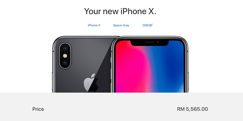 Apple iPhone X zero-rated GST