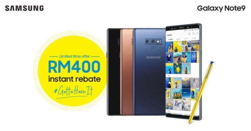 Samsung Galaxy Note9 promo