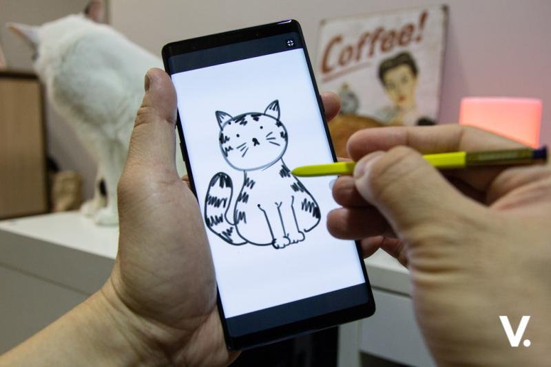 Samsung Galaxy Note9 S Pen cat