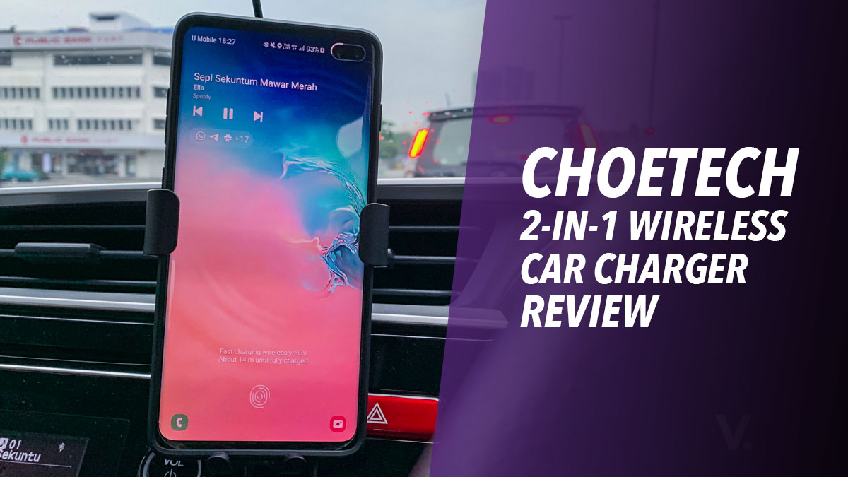 CHOETECH 2-in-1 Wireless Car Charger Review
