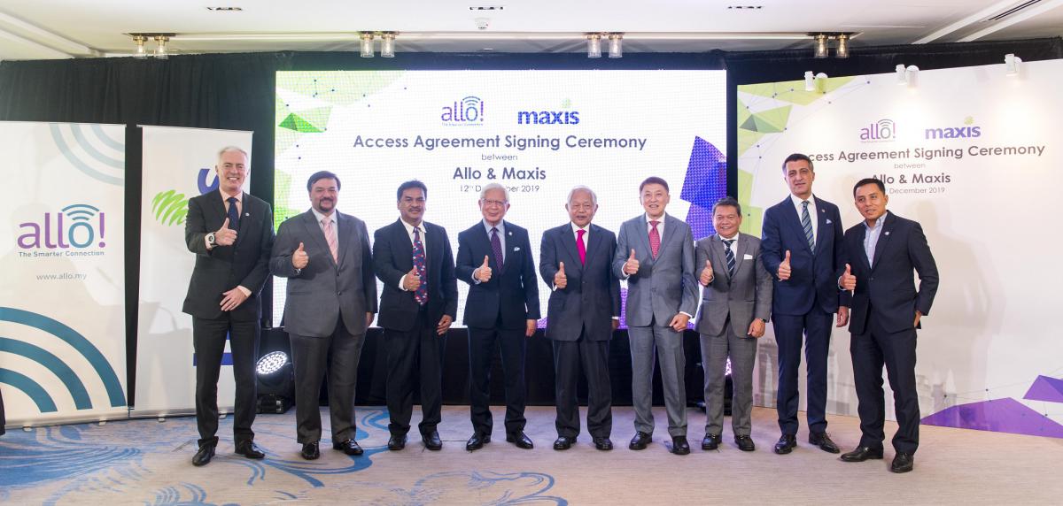 Maxis and Allo sign access agreement