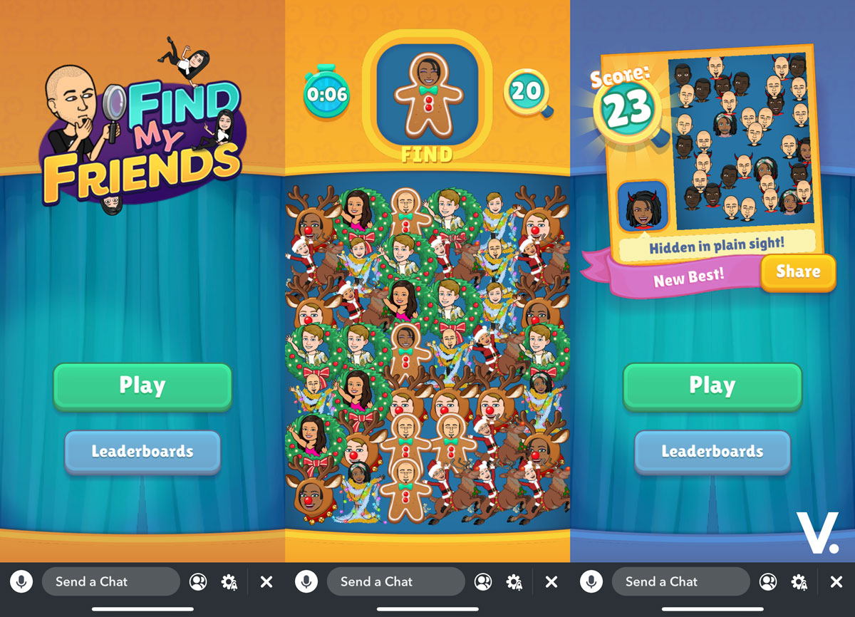 Snap Games launches leaderboard games for friendly battles