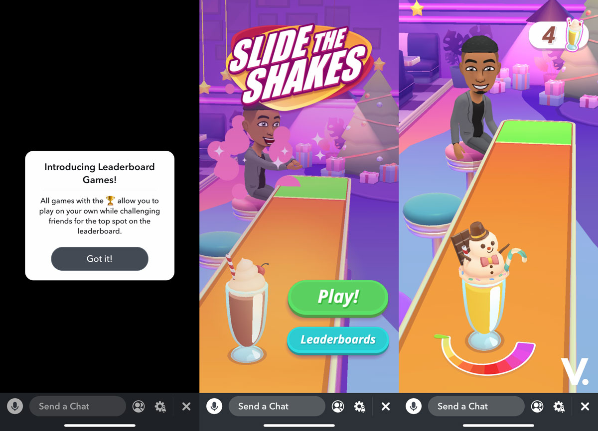 Snap Games launches leaderboard games for friendly battles
