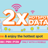 U Mobile 2x Hotspot Data MCO