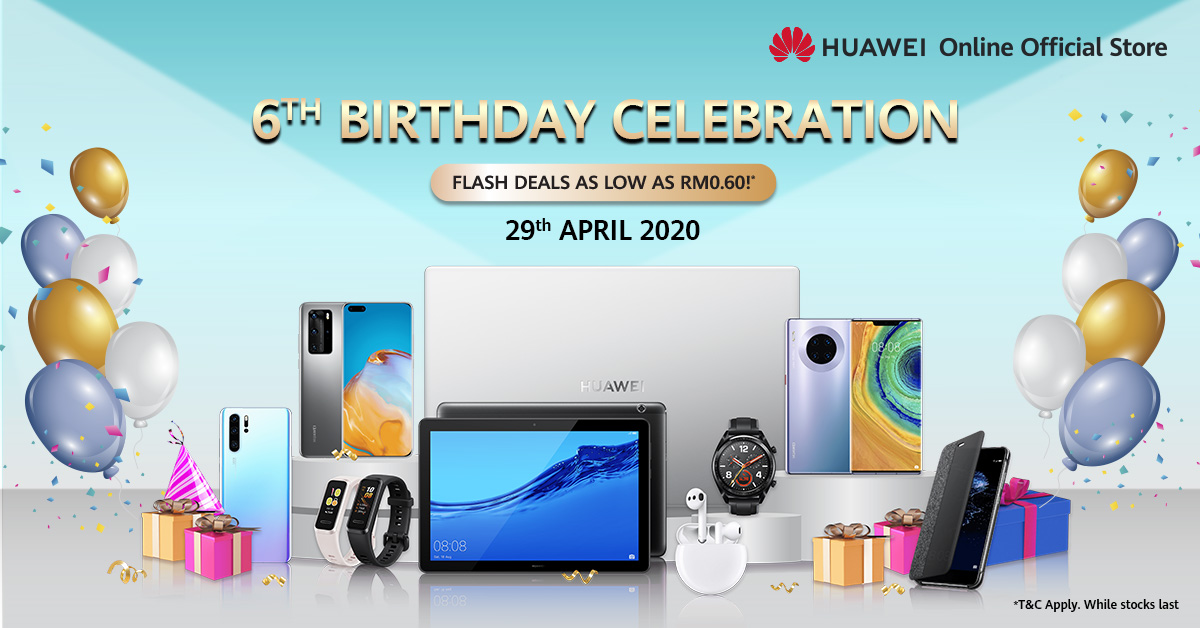 Huawei Online Official Store birthday celebration