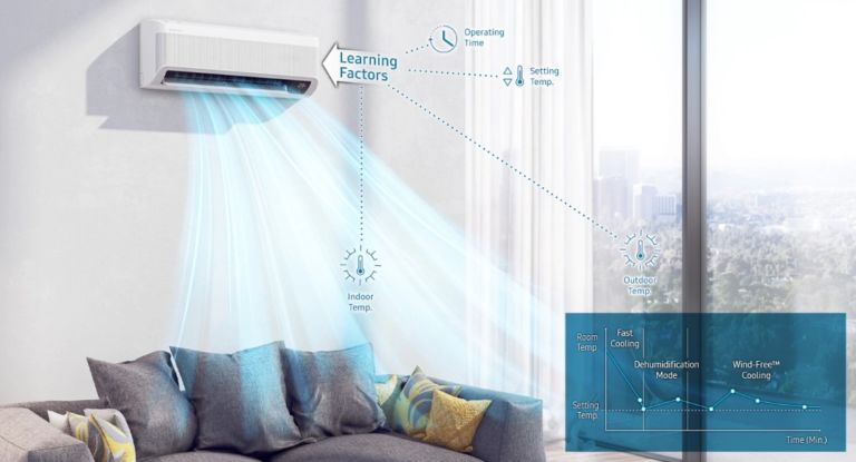 Samsung’s Wind-Free air-con keeps you cool with AI power