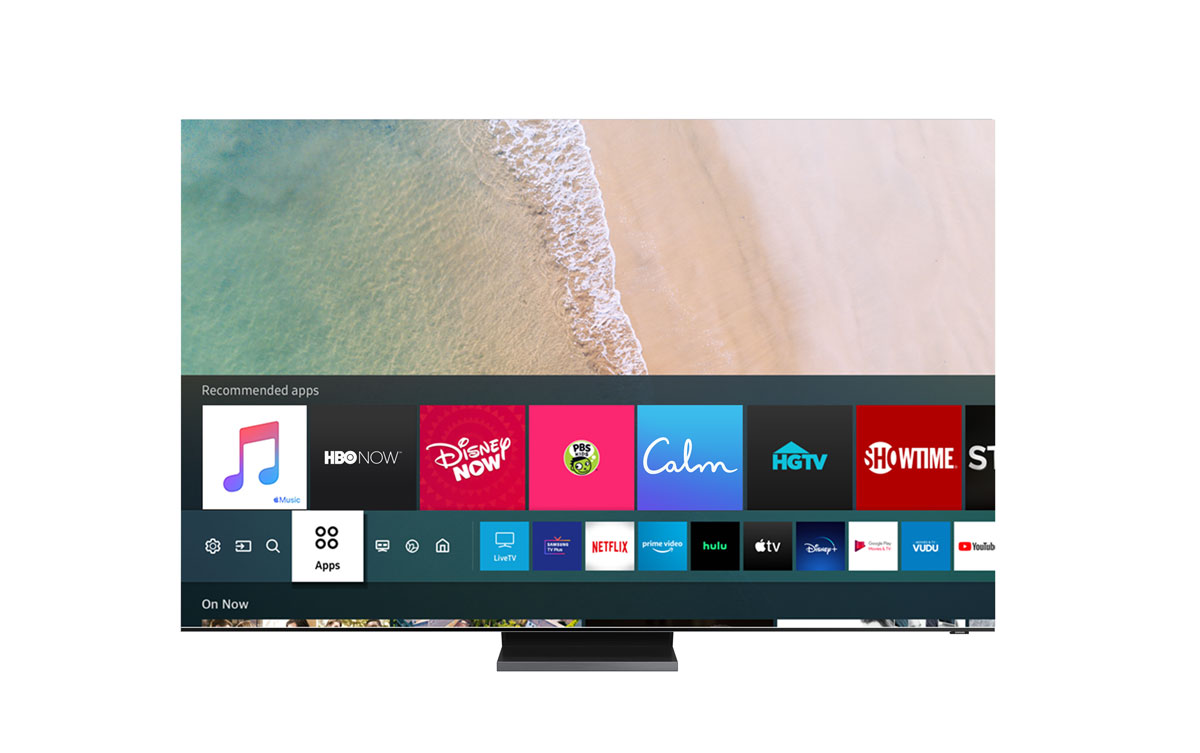 Samsung Smart TV Apple Music UI