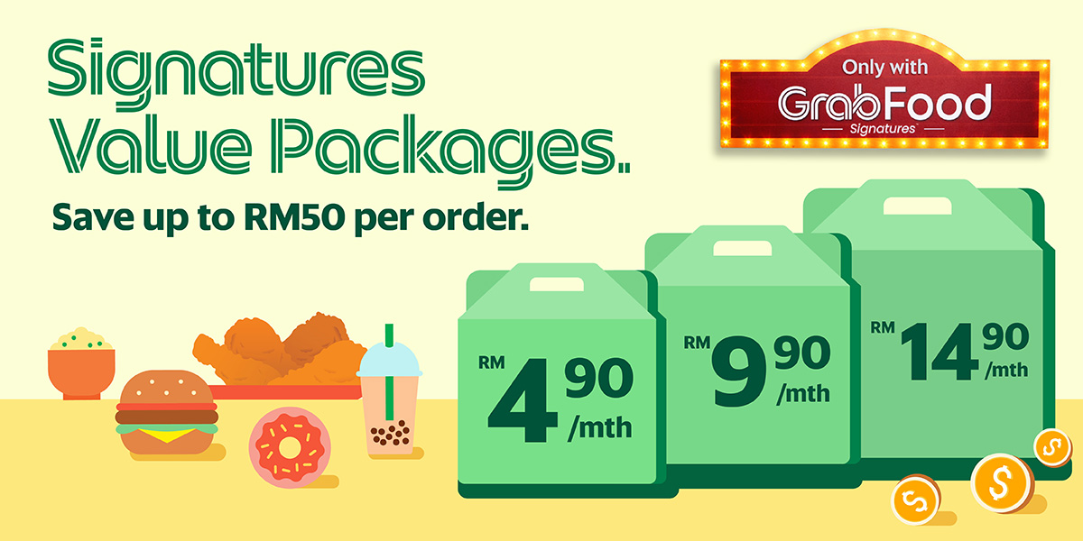 GrabFood Signatures Value Packages