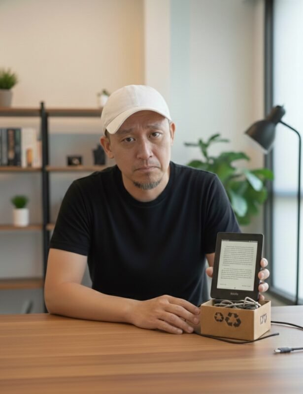 Goodbye, Kindle Paperwhite | Image generated by AI