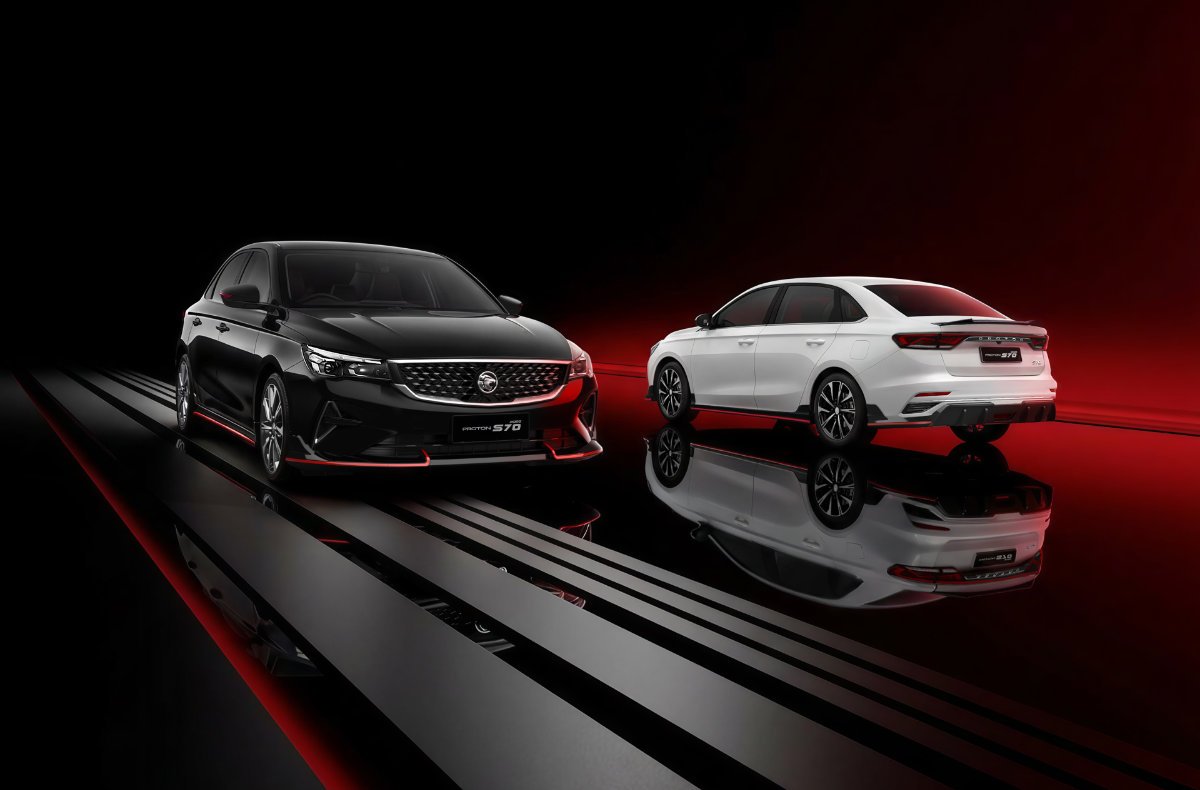 2026 Proton S70 Black and White