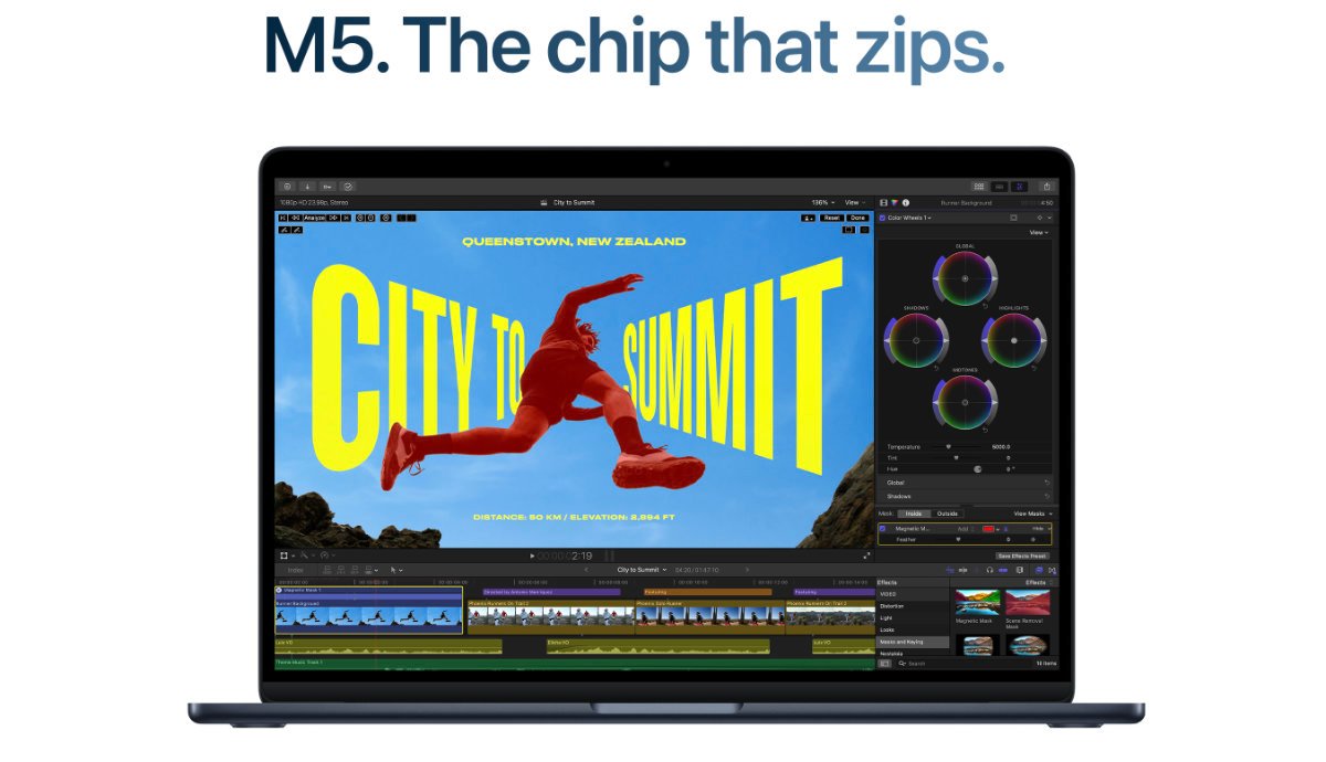 Apple MacBook Air M5. The chip that zips