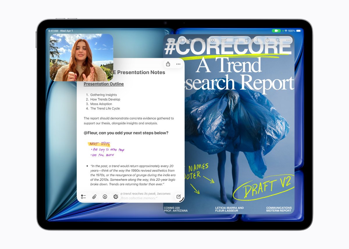 iPad Air M4 multitasking