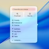 Apple Intelligence Writing Tools