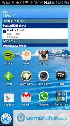 Lenovo IdeaPhone K900 UI snapshots