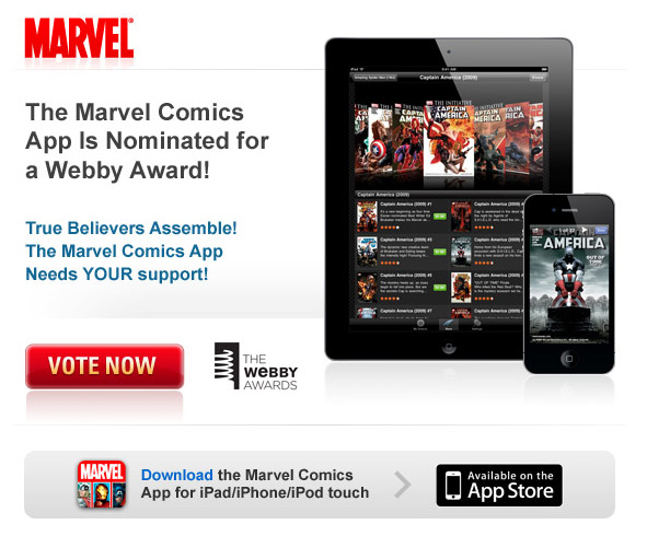 Vote for the Marvel Comics App!