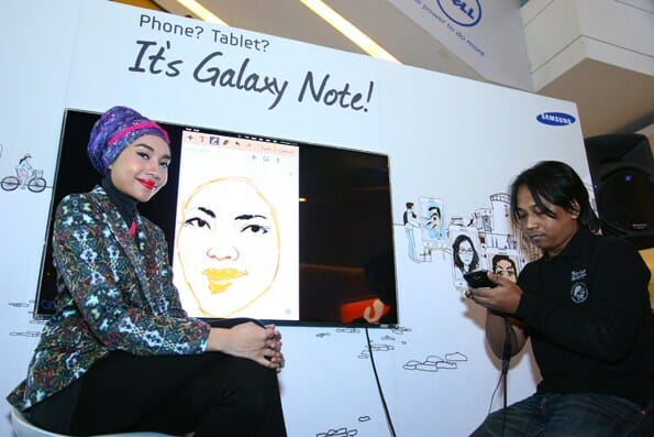 Yuna Zarai, Samsung GALAXY Note ambassador