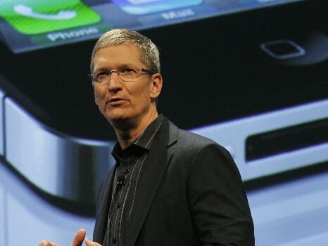 Apple CEO, Tim Cook. Image source: WorldTVPC
