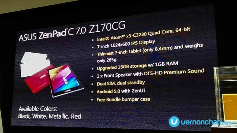 ZenPad 7 launch